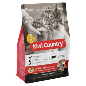 Premium Whole Pet Food: 1 kg Bag Dry Cat - Beef