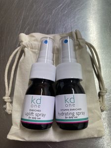 Products: Uplifting Spray & Hydrating Spray Duo Pack KD One Skincare & Cosmetics