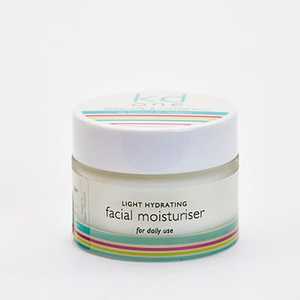 Products: Light Hydrating Moisturiser Natural and Organic Skincare