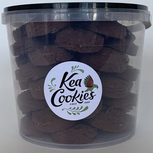 Kea Cookies – Gluten, Wheat, Dairy and Egg Free Double Choc Chip 1kg Bucket