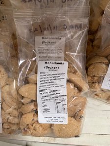Products: 250g pack of Broken Macadamia Cookies