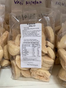 Products: 250g pack of Broken Vanilla Cookies