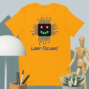Products: Fun Laser Focused Unisex Tee for Programmers & Techpreneurs - Kea Sigma Delta