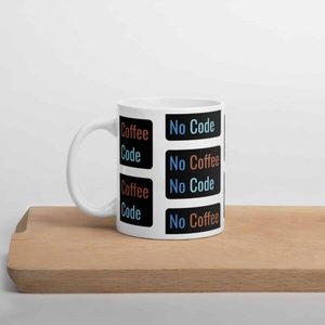 Products: No Coffee No Code Programmer Mug - Kea Sigma Delta