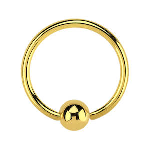 Nose Piercing Jewellery: 20g Gold Surgical Steel Nose Ring