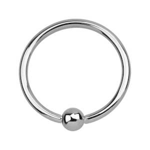 Nose Ring Piercing Jewellery: 20g Silver Surgical Steel Nose Ring