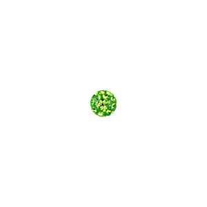 14g 5mm Peridot Ferido Externally Threaded Ball