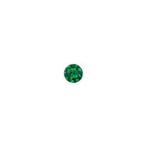 Acrylic: 14g 5mm Emerald Ferido Externally Threaded Ball