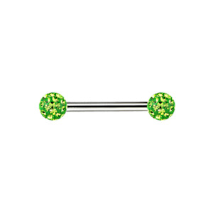 Peridot Ferido Titanium Bar