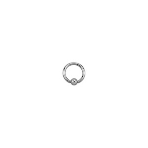 Ball Closure Rings Bcr: 14g Silver Surgical Steel BCR