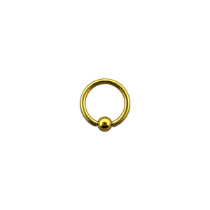 Ball Closure Rings Bcr: 16g Gold Surgical Steel BCR