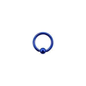 Ball Closure Rings Bcr: 16g Blue Surgical Steel BCR