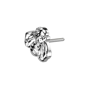 Silver Bee Titanium Threadless Top