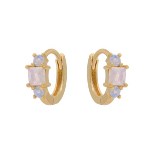 Helix Piercing Jewellery: Gold Savant Huggies