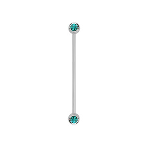 Blue Zircon Surgical Steel Industrial Bar