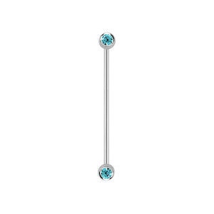 Aquamarine Surgical Steel Industrial Bar