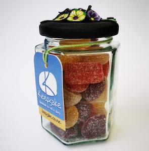 Deluxe Jars: Flowers Lolly Jar