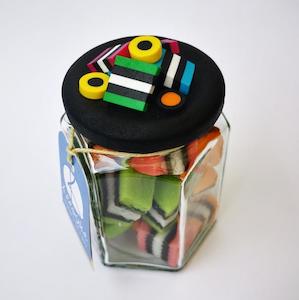Deluxe Jars: Licorice Allsorts Lolly Jar