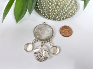 Products: Photo Charm XL Silver Multi Charm with Birds - Keepsake Bouquets