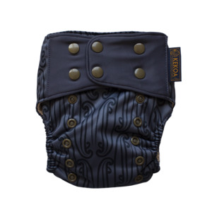 Premium One Size Nappies: Kekoa Premium | Aka Matua Charcoal
