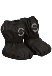 Mikk-Line | Rainwear Footies with Fleece Black