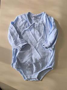Little Dude And Little Miss Clearout: Seed Muslin Romper (6-12m)