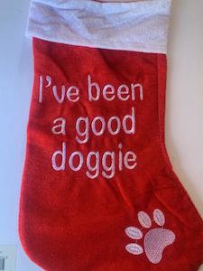 Treats More: Doggie Christmas Stocking