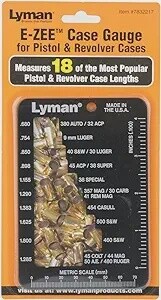 Products: Lyman E-ZEE Case Gauge for Pistol & Revolver Cases