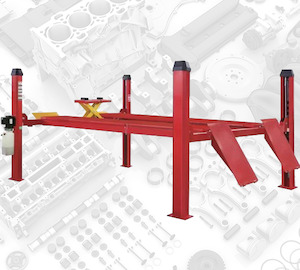 Hoist: Hydraulic Four Post Lift ESW-6340C