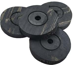 Hoist rubber pads x 4 car lift pad
