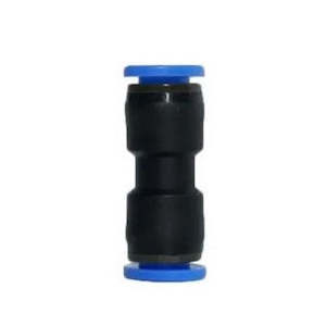 Parts: (2pcs) 8mm Pneumatic Push In Straight Tube-to-Tube Adaptor