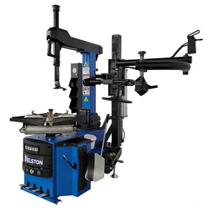 Tyre Changer: KELSTON TYRE CHANGER BLUE TC530+HL160 (Single Speed Turning Table)