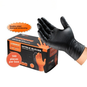 10mil Diamond Grip Nitrile Gloves – 100pcs