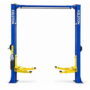 Two Post Hoist Clear Floor - TC45SA Blue/Yellow