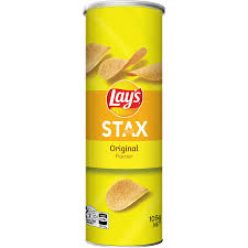 Snacks: Lays Stax Original Chip 105g