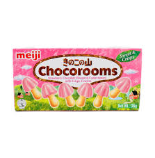 Snacks: Meiji Chocorooms Strawberry 36g