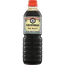 Soy Sauce: Kikkoman Soy Sauce 600ml