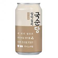 Beer Wine: Kooksoondang Rice Makgeolli 6% Can 350ml