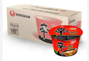 Nongshim Shin Noodle Big Bowl 114g x 16pk