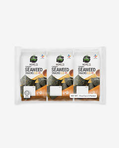 Seaweed: CJ Bibigo Crispy Seaweed Sesame 5g x 3pk