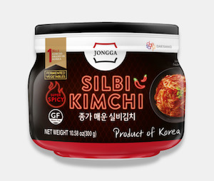 Fresh Kimchi: Jongga Super Spicy Silbi Kimchi 300g x 2pk (600g)