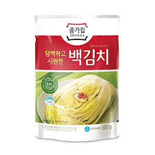 Fresh Kimchi: Jongga White Cabbage Kimchi 500g x 2pk (1kg)
