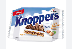 Products: Knoppers Crispy Milk Hazelnut 25g