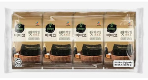 Seaweed: CJ Bibigo Traditional Seaweed Snack 5g x 8pk