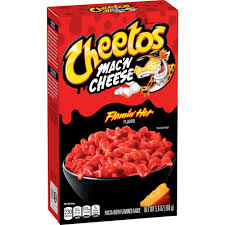 Products: Cheetos Mac 'n Cheese Flamin Hot 160g