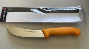 Products: Giesser Skinning- Butcher- Knife, 15cm - Black handle (2025 15) - Kentmaster New Zealand