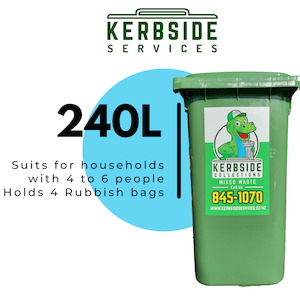 Products: General Wheelie Bin 240L Fortnightly Special - KERBSIDE SERVICES