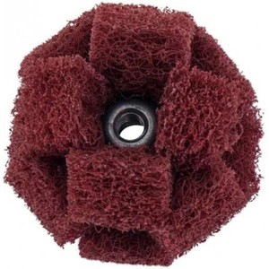 3/4" Cross Buffs - Very Fine - Pkt 10 Red