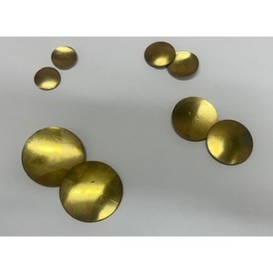 Frost Plugs And Sump Plugs: 1-15/16" Brass Lens Frost Plug - Pkt 10