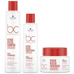 Pureology Schwarzkopf: Schwarzkopf BC Bonacure Repair Shampoo, Conditioner and treatment Trio Pack